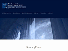 Tablet Screenshot of kancelariadolnicki.pl